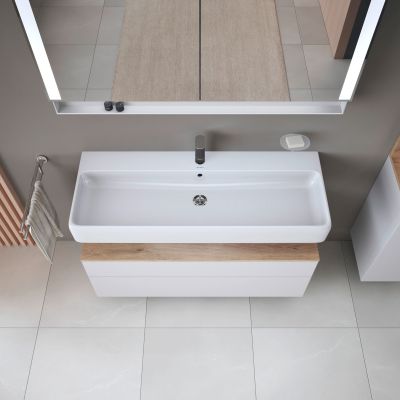 Szafka 119x47x59 cm podumywalkowa wisząca biały QA4396055180010 Duravit Qatego