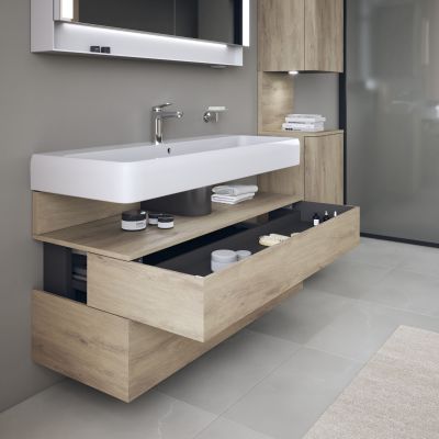 Szafka 119x47x59 cm podumywalkowa wisząca dąb QA4396055550010 Duravit Qatego