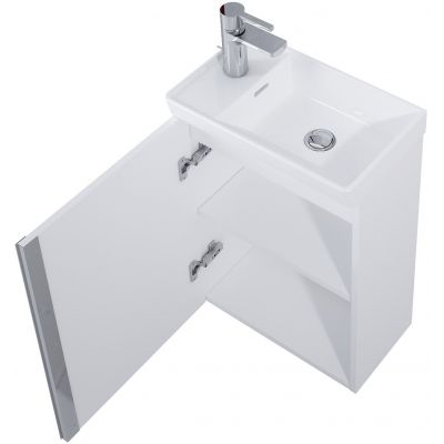 Umywalka z szafką 45.5 cm białą RE020450138060 Elita Spring