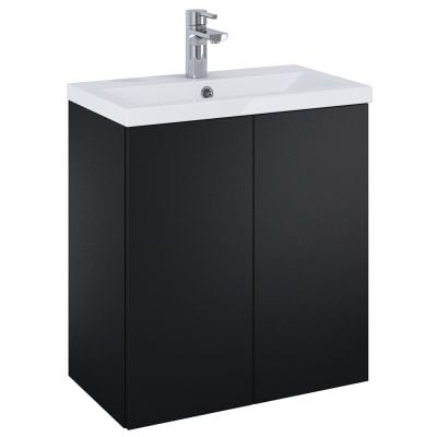 Umywalka z szafką 60.6 cm czarną RE020600117160 Elita Kido