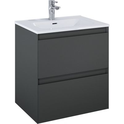 Szafka 60x45.8x63.5 cm podumywalkowa wisząca antracyt RE010600056010 Elita Split