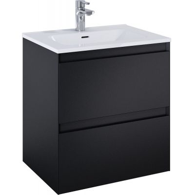 Szafka 60x45.8x63.5 cm podumywalkowa wisząca czarna RE010600057160 Elita Split