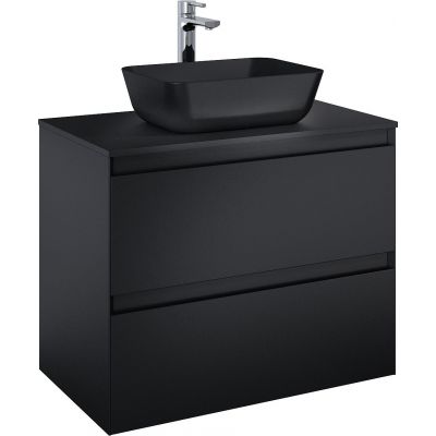 Szafka 80x45.8x63.5 cm podumywalkowa wisząca czarna RE010800057160 Elita Split