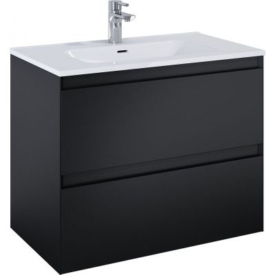 Szafka 80x45.8x63.5 cm podumywalkowa wisząca czarna RE010800057160 Elita Split