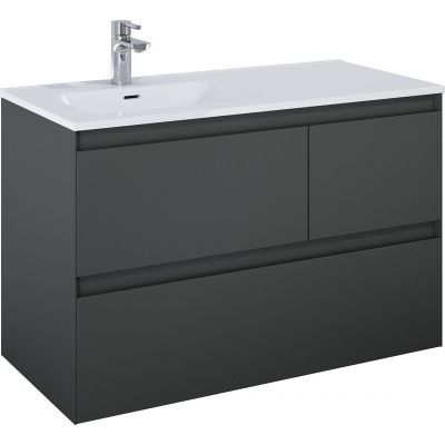 Szafka 100x45.8x63.5 cm podumywalkowa wisząca antracyt RE011006156010 Elita Split