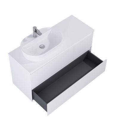 Szafka 120x45.8x63.5 cm podumywalkowa wisząca biała RE012006155290 Elita Split