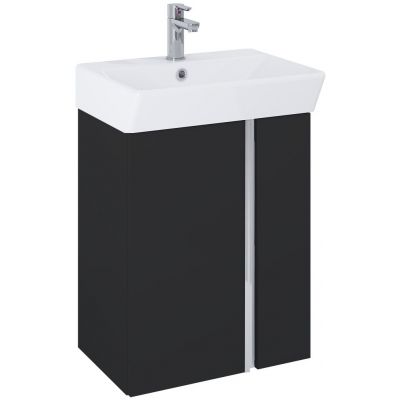 Umywalka z szafką 50.5 cm czarną RE020500127160 Elita Skye