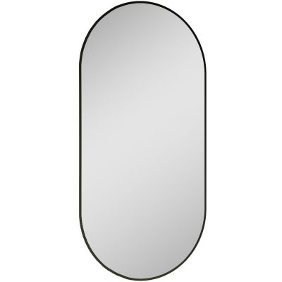 Lustro 52x92 cm owalne z oświetleniem czarny RE060520010560 Elita Sharon