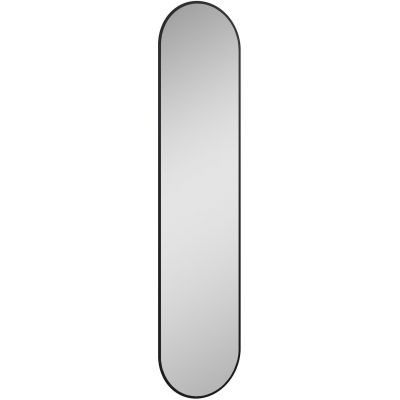 Lustro 35x150 cm owalne z oświetleniem czarny RE060350010560 Elita Sharon