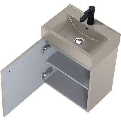Umywalka z szafką 45 cm beżową RE020450157020 Elita Tiny