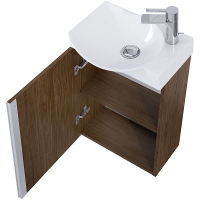 Umywalka z szafką 45.2 cm orzech RE020450147060 Elita Summer