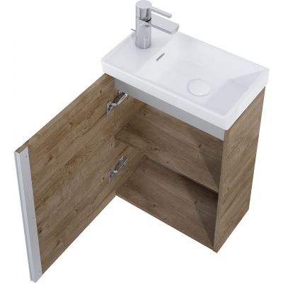 Umywalka z szafką 45.5 cm dąb RE020450137050 Elita Spring