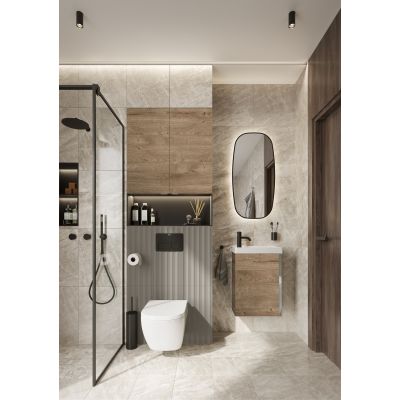 Umywalka z szafką 45.5 cm dąb RE020450137050 Elita Spring