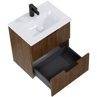 Umywalka z szafką 51.3 cm orzech RE020500107060 Elita Street Plus