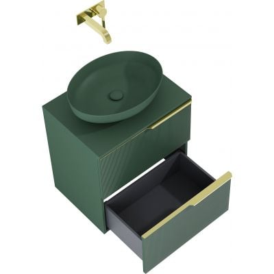 Szafka 60x45.3x63.5 cm podumywalkowa wisząca zielona RE010604047010 Elita Soho