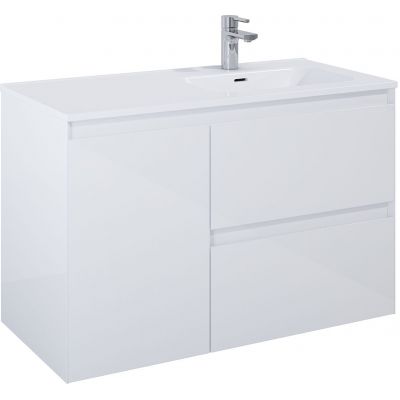 Szafka 100x45.8x63.5 cm podumywalkowa wisząca biała RE011005058060 Elita Split