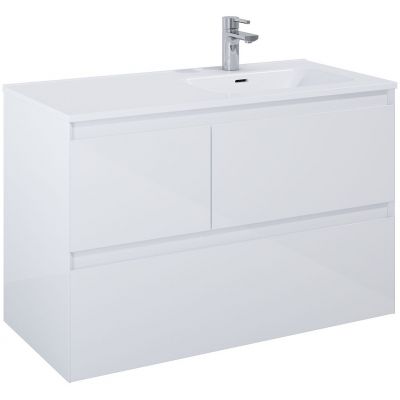 Szafka 100x45.8x63.5 cm podumywalkowa wisząca biała RE011005158060 Elita Split