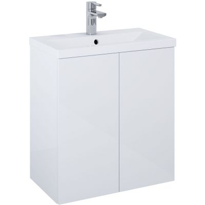 Umywalka z szafką 60.6 cm białą RE020600118060 Elita Kido