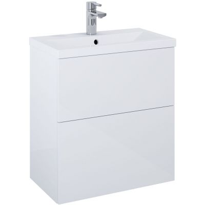Umywalka z szafką 60.6 cm białą RE020601118060 Elita Kido