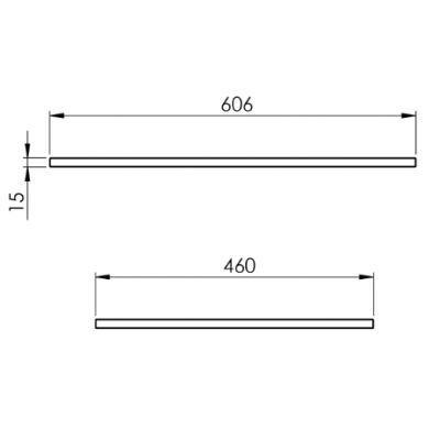 Blat 60.6x45 cm zielony RE050600017010 Elita ElitStone