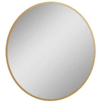 Lustro 60x60 cm okrągłe z oświetleniem złoty RE060602015570 Elita Sharon Round