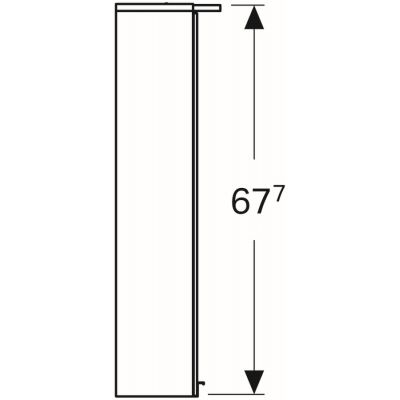 Szafka 60x14 cm 500273001 Geberit Option