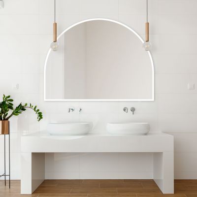 Lustro 110x80 cm biały FORMUSBIALY110X80 Guarda Musa