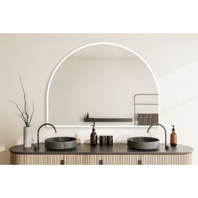 Lustro 110x80 cm biały FORMUSBIALY110X80 Guarda Musa
