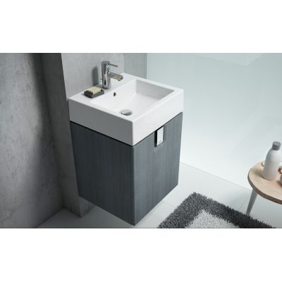 Umywalka 60x46 cm prostokątna ścienna-meblowa biała L51160000 Koło Twins