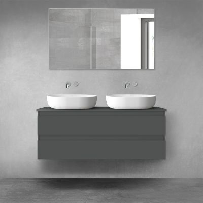 Szafka 120x45.6x47 cm podumywalkowa wisząca grafitowa 60019400 Oltens Vernal