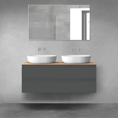 Szafka 120x45.6x47 cm podumywalkowa wisząca grafitowa 60019400 Oltens Vernal