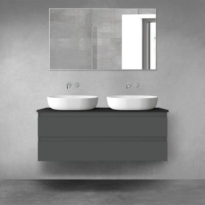 Szafka 120x45.6x47 cm podumywalkowa wisząca grafitowa 60019400 Oltens Vernal