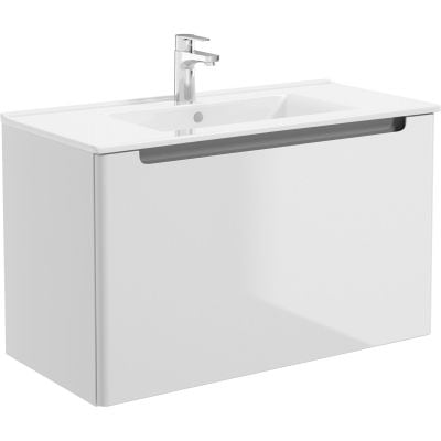 Umywalka 81x39 cm prostokątna meblowa biała 41204000 Oltens Jog