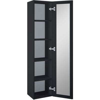 Szafka 35x30x160 cm boczna wisząca czarna 61000300 Oltens Vernal