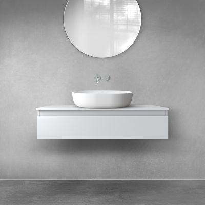 Szafka 100x45.6x23.6 cm podumywalkowa wisząca szara 60011700 Oltens Vernal