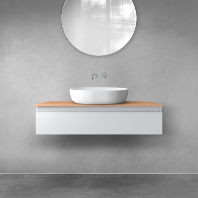 Szafka 100x45.6x23.6 cm podumywalkowa wisząca szara 60011700 Oltens Vernal