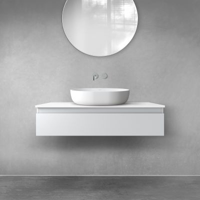 Szafka 100x45.6x23.6 cm podumywalkowa wisząca szara 60011700 Oltens Vernal