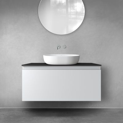 Szafka 100x45.6x47 cm podumywalkowa wisząca szara 60015700 Oltens Vernal