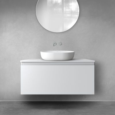 Szafka 100x45.6x47 cm podumywalkowa wisząca szara 60015700 Oltens Vernal