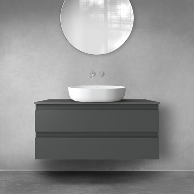 Szafka 100x45.6x47 cm podumywalkowa wisząca grafitowa 60002400 Oltens Vernal