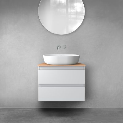 Szafka 60x45.6x47 cm podumywalkowa wisząca szara 60000700 Oltens Vernal