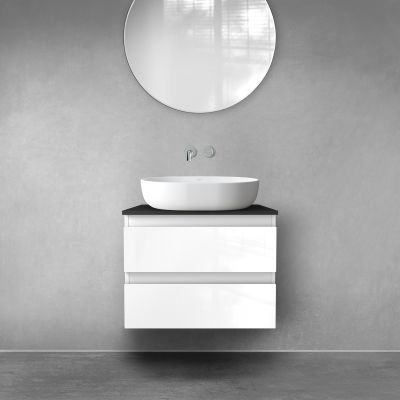 Szafka 60x45.6x47 cm podumywalkowa wisząca biała 60002000 Oltens Vernal