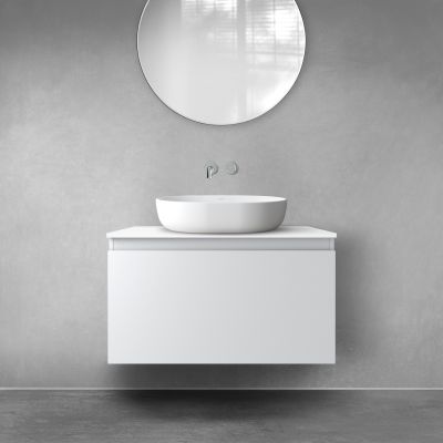 Szafka 80x45.6x47 cm podumywalkowa wisząca szara 60014700 Oltens Vernal