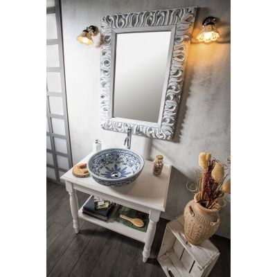 Szafka 100x50x75 cm podumywalkowa stojąca biała CIM150 Sapho Cimbura