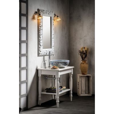 Szafka 100x50x75 cm podumywalkowa stojąca biała CIM150 Sapho Cimbura