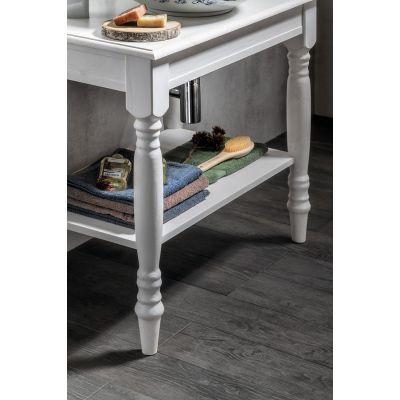 Szafka 80x50x75 cm podumywalkowa stojąca biała CIM850 Sapho Cimbura