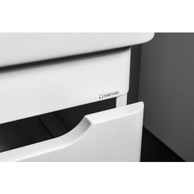 Szafka 46.5x38.5x65 cm podumywalkowa wisząca biała EL0523030 Sapho Ella