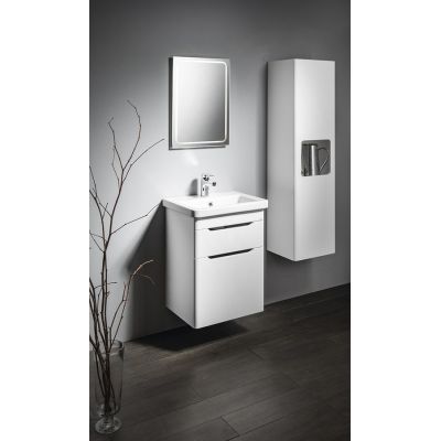 Szafka 46.5x38.5x65 cm podumywalkowa wisząca biała EL0523030 Sapho Ella