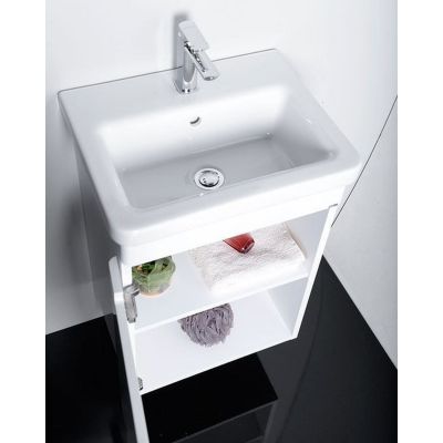 Szafka 46.5x38.5x65 cm podumywalkowa wisząca biała EL0553030 Sapho Ella