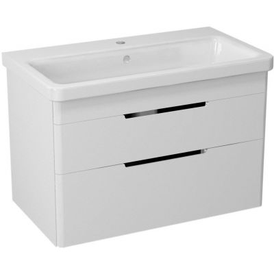 Szafka 76.5x43x50 cm podumywalkowa wisząca biała EL0803030 Sapho Ella